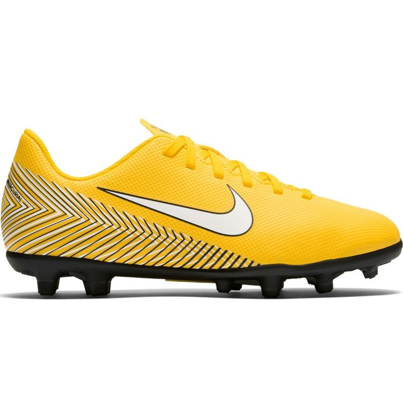 Nike Mercurial Vapor 12 Club Neymar Gs Mg Jr AO9472 710 scarpe da calcio multicolore giallo