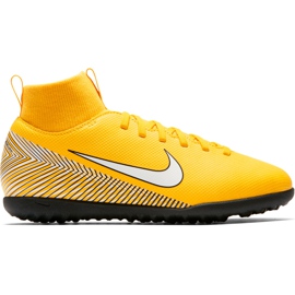 Nike Mercurial Superfly X 6 Club Neymar Tf Jr AO2894 710 scarpe da calcio multicolore giallo