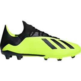 Scarpe da calcio Adidas X 18.3 Fg DB2183 giallo giallo