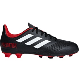 Scarpe da calcio Adidas Predator 18.4 FxG Jr DB2323 multicolore nero