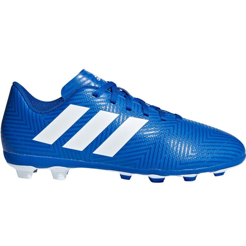 Scarpe da calcio Adidas Nemeziz 18.4 FxG Jr DB2357 multicolore blu