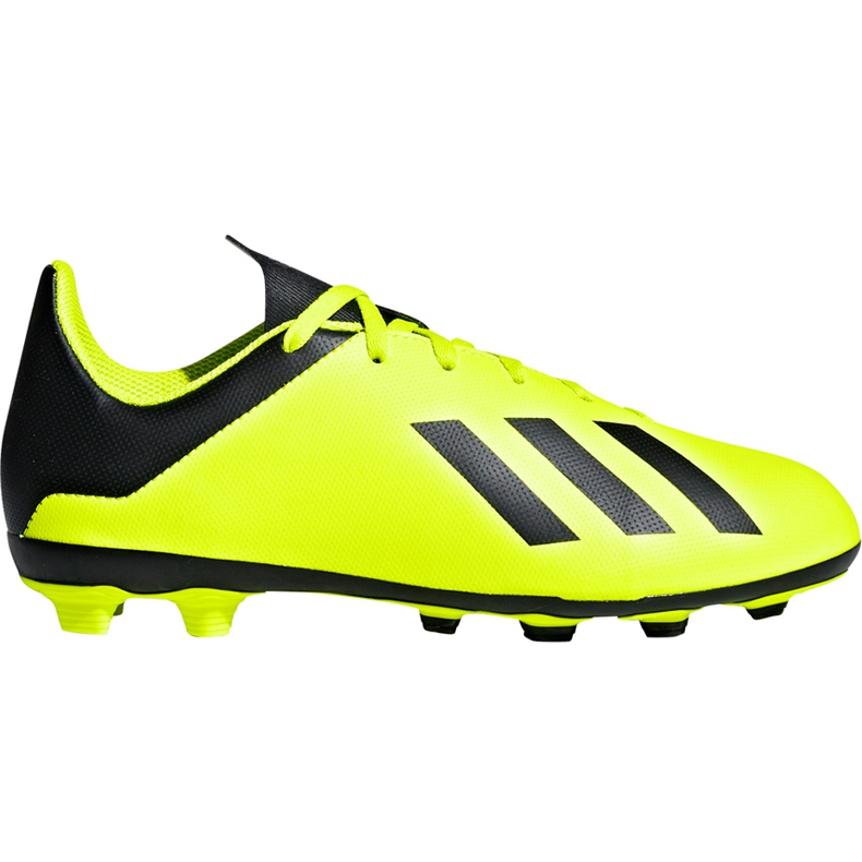 Scarpe da calcio Adidas X 18.4 FxG Jr DB2420 giallo giallo