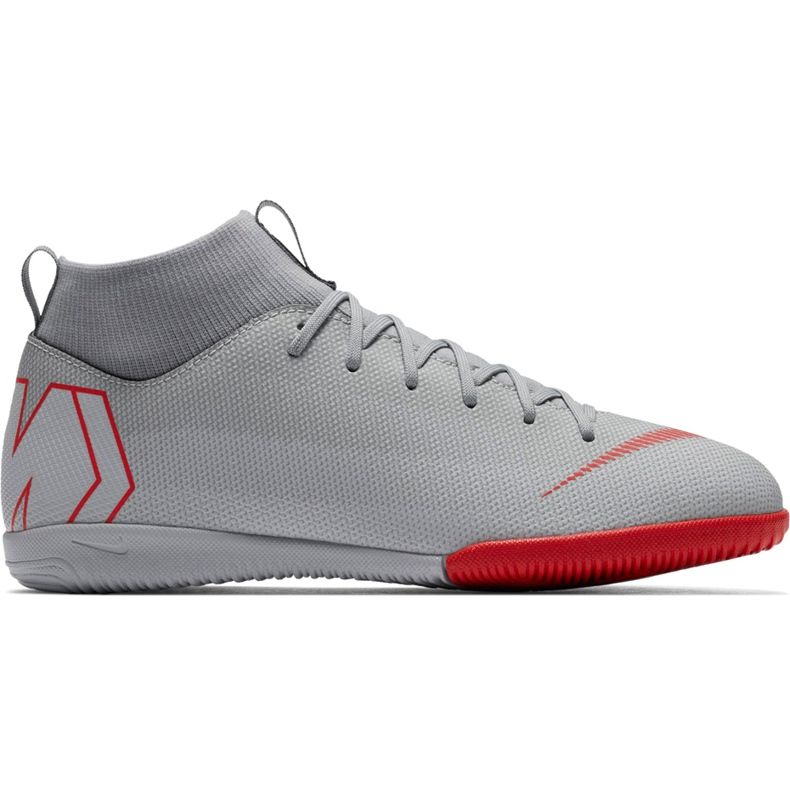 Nike Mercurial Superfly X 6 Academy Ic Jr AH7343 060 scarpe da calcio grigio