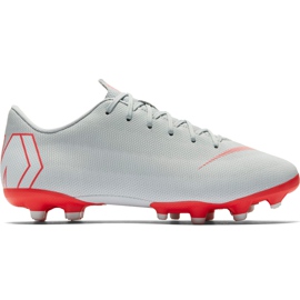 Nike Mercurial Vapor 12 Academy Mg Jr AH7347 060 scarpe da calcio multicolore d'argento