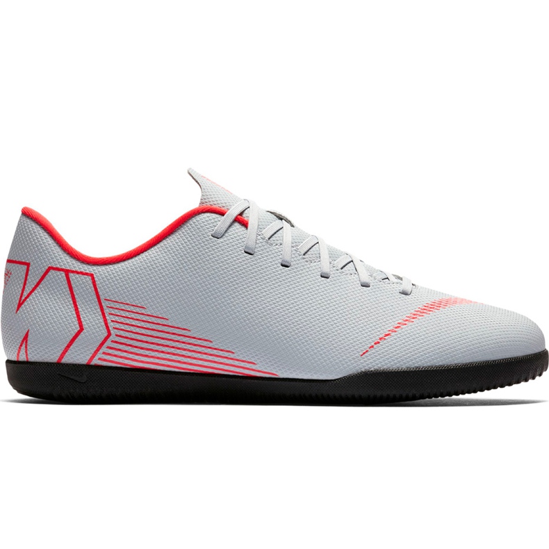 Nike Mercurial Vapor X 12 Club Ic Jr AH7354 060 scarpe da calcio multicolore grigio
