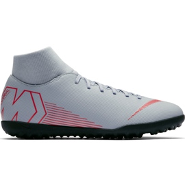 Nike Mercurial Superfly X 6 Club Tf AH7372 060 scarpe da calcio grigio grigio