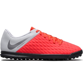 Scarpa da calcio Nike Hypervenom Phantom X 3 Club Tf Jr AJ3790 600 multicolore rosso
