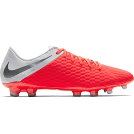 Scarpa da calcio Nike Hypervenom 3 Academy Fg AJ4120 600 rosso