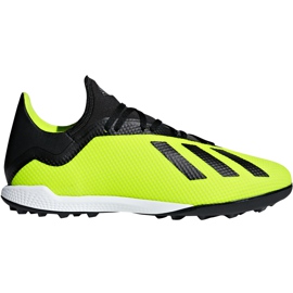 Scarpe da calcio Adidas X Tango 18.3 Tf DB2475 multicolore giallo