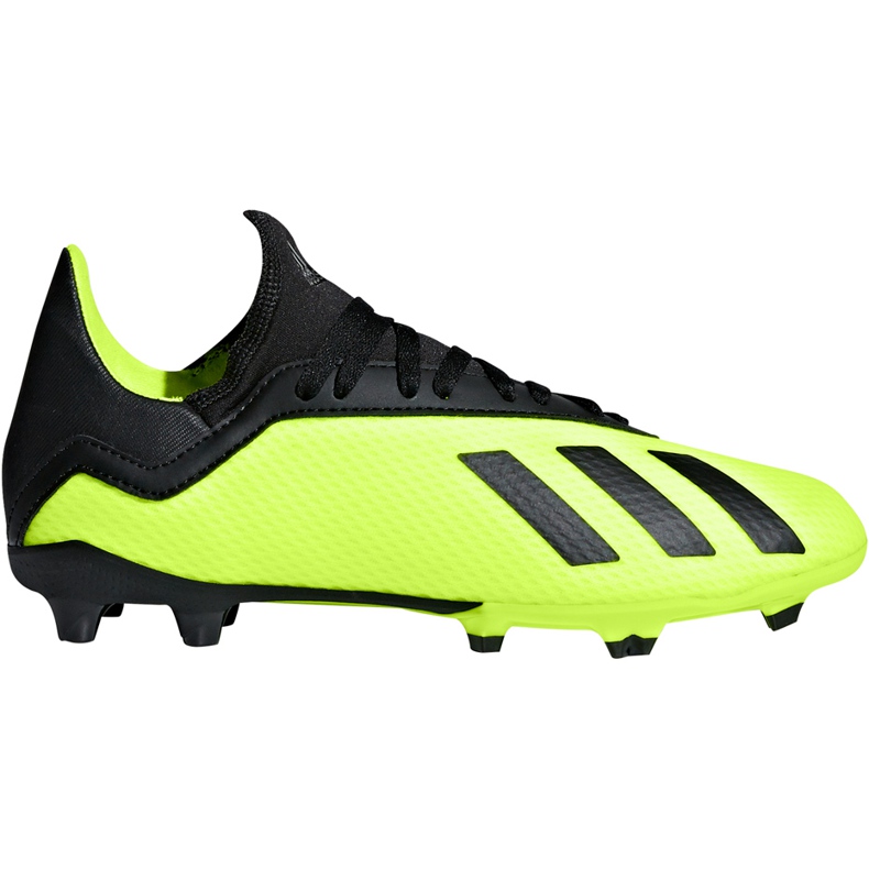 Scarpe da calcio Adidas X 18.3 Fg Jr DB2418 multicolore verde