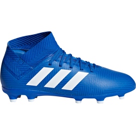 Le scarpe da calcio adidas Nemeziz 18.3 Fg Jr DB2351 multicolore blu