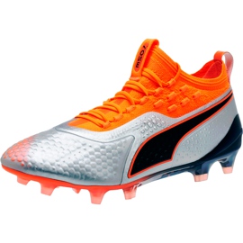 Scarpe da calcio Puma One 1 Syn Fg Ag 104722 01 arancia