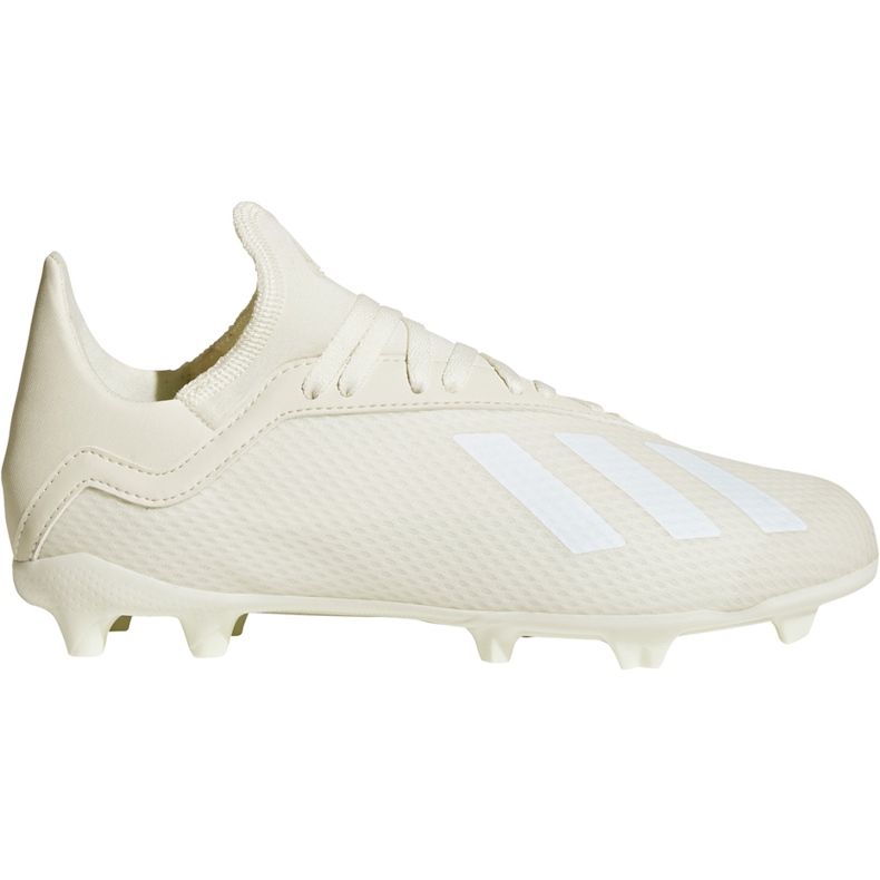 Scarpe da calcio Adidas X 18.3 Fg Jr DB2417 bianco, crema beige