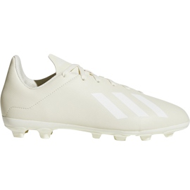 Scarpe da calcio Adidas X 18.4 FxG Jr DB2421 multicolore beige