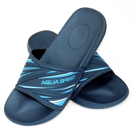 Ciabatte piscina uomo Aqua-Speed ​​Idaho col. 10 blu navy