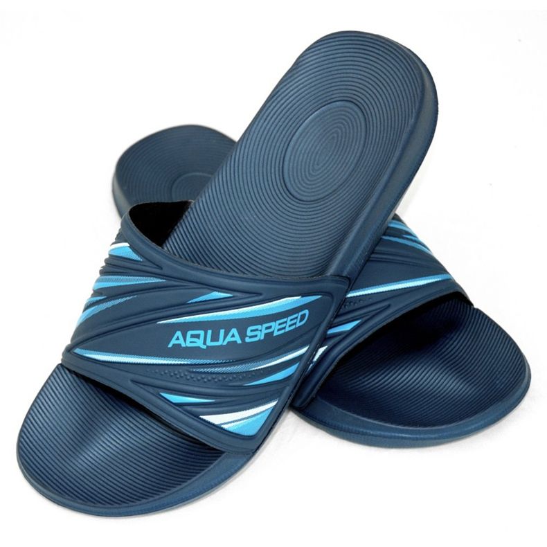 Ciabatte piscina uomo Aqua-Speed ​​Idaho col. 10 blu navy