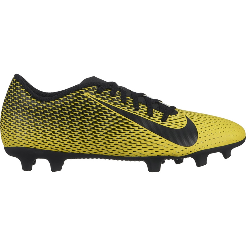 Nike Bravata Ii Fg 844436 701 scarpe da calcio nero giallo