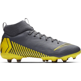 Nike Mercurial Superfly 6 Academy Mg Jr AH7337 070 scarpe da calcio multicolore grigio