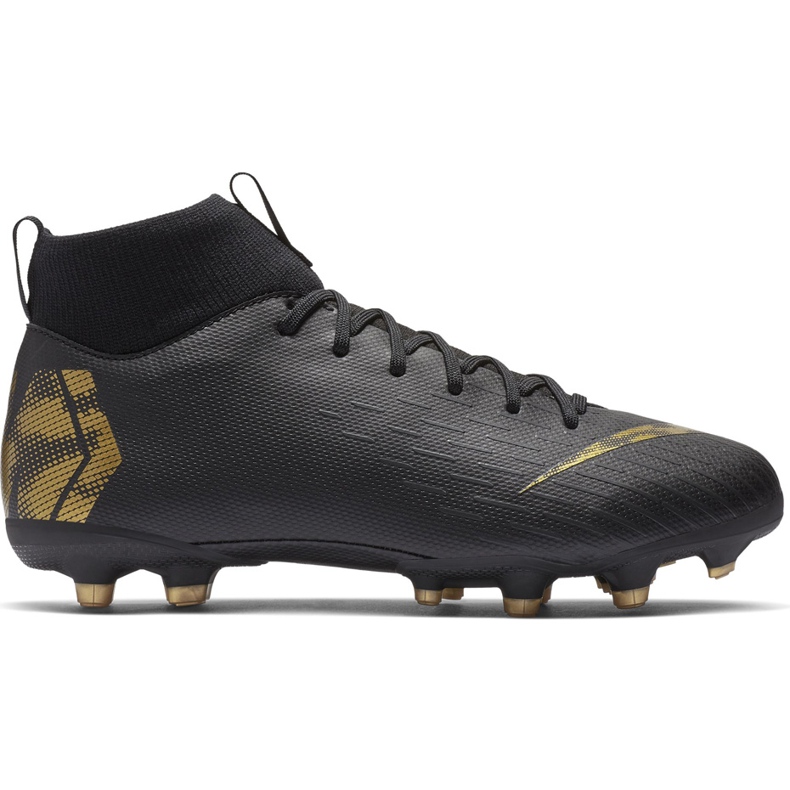 Nike Mercurial Superfly 6 Academy Mg Jr AH7337 077 scarpe da calcio nero