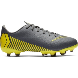 Nike Mercurial Vapor 12 Academy Mg Jr AH7347 070 scarpe da calcio multicolore grigio