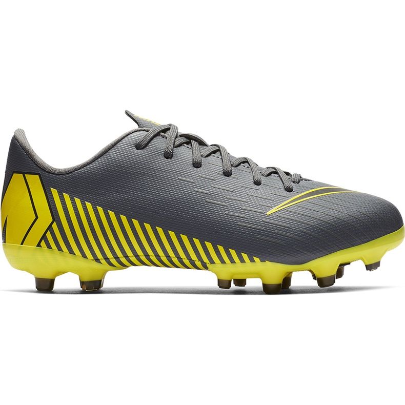 Nike Mercurial Vapor 12 Academy Mg Jr AH7347 070 scarpe da calcio multicolore grigio