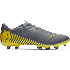Scarpa da calcio Nike Mercurial Vapor 12 Academy Mg AH7375 070 nero grigio