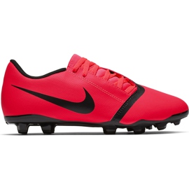 Scarpa da calcio Nike Phantom Venom Club Fg Junior AO0396 600 multicolore rosso