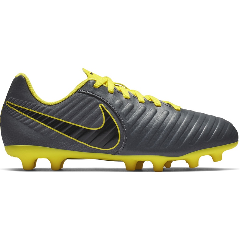 Nike Tiempo Legend 7 Club Mg Jr AO2300 070 scarpe da calcio nero grigio