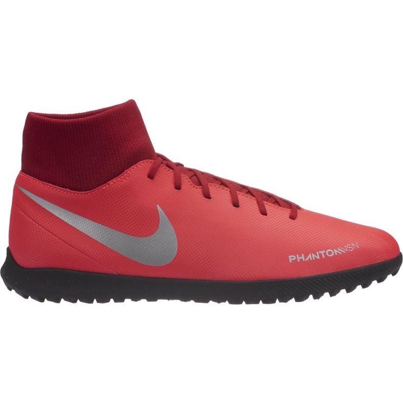 Scarpa da calcio Nike Phantom Vsn Club Df Tf AO3273 600 multicolore rosso