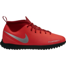 Nike Phantom Vsn Club Df Tf Jr AO3294 600 scarpe da calcio multicolore rosso