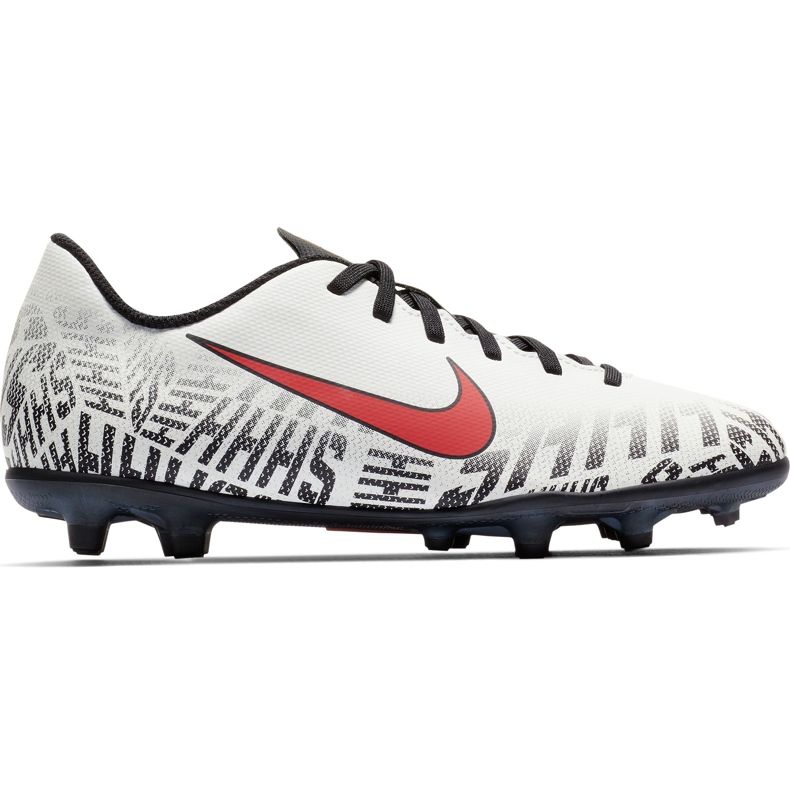Mercurial Nike Neymar Vapor 12 Club Fg Jr AV4762 170 scarpe da calcio multicolore bianco