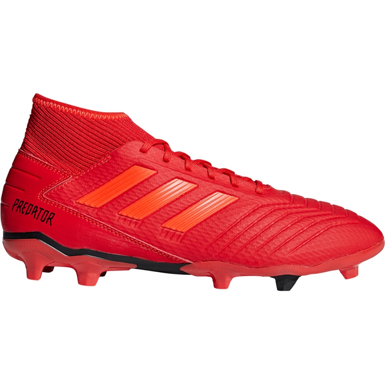 Scarpe da calcio Adidas Predator 19.3 Fg BB9334 multicolore rosso