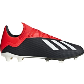Scarpe da calcio Adidas X 18.3 Fg BB9366 nero nero