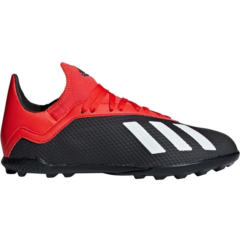 Scarpe da calcio Adidas X 18.3 Tf Jr BB9402 nero nero
