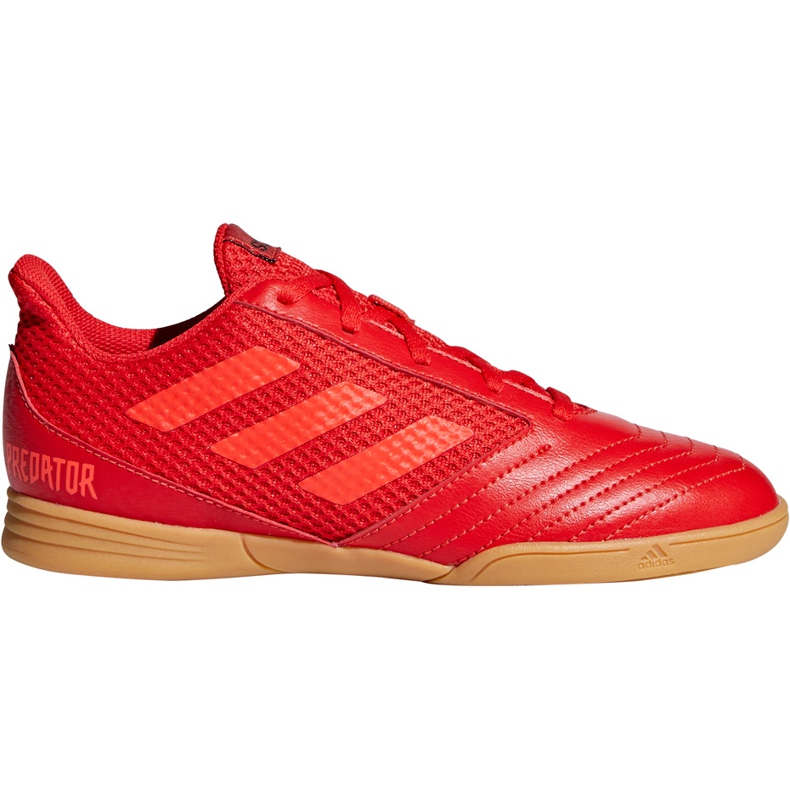Scarpe da calcio Adidas Predator 19.4 In Sala Jr CM8552 multicolore rosso