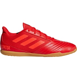 Scarpe da calcio adidas Predator 19.4 In Sala rosso D97976 multicolore