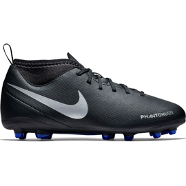 Nike Phantom Vsn Club Df Fg Mg Jr AO3288 004 scarpe da calcio nero nero