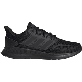 Scarpe da corsa da uomo adidas Runfalcon nere G28970 nero