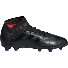 Scarpe da calcio Adidas Nemeziz 18.3 Fg Jr D98016 multicolore nero