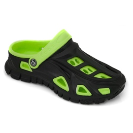 Pantofole per bambini Aqua-Speed ​​Miami nere e verdi 38 nero verde