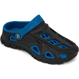 Pantofole da bambino Aqua-Speed ​​Miami nero blu navy 01