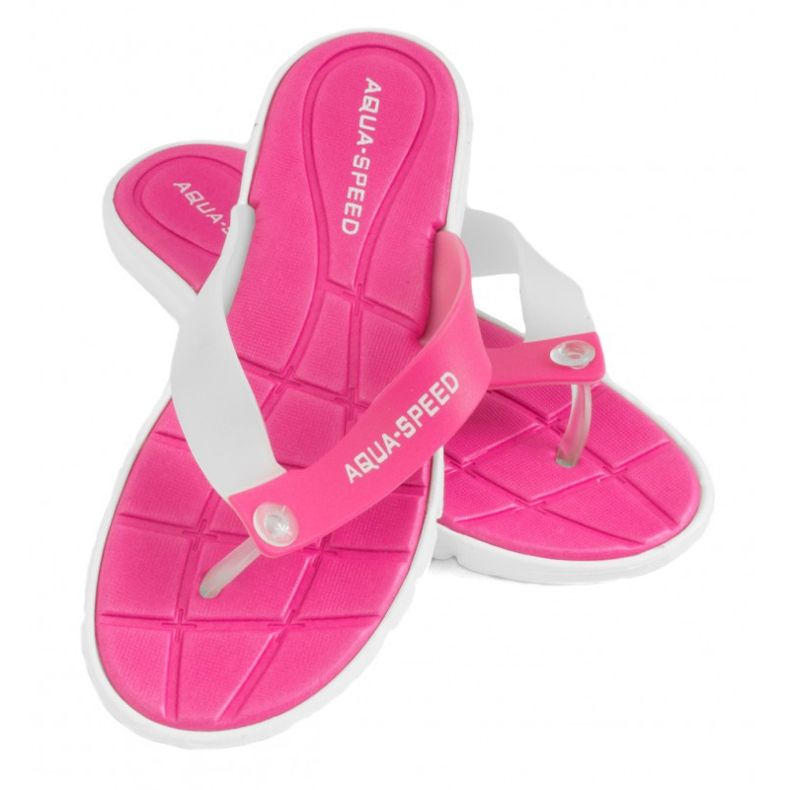 Pantofole Aqua-Speed ​​Bali rosa e bianco 05 479 bianca