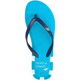 Pantofole 4F H4L18 KLD003 azzurro blu