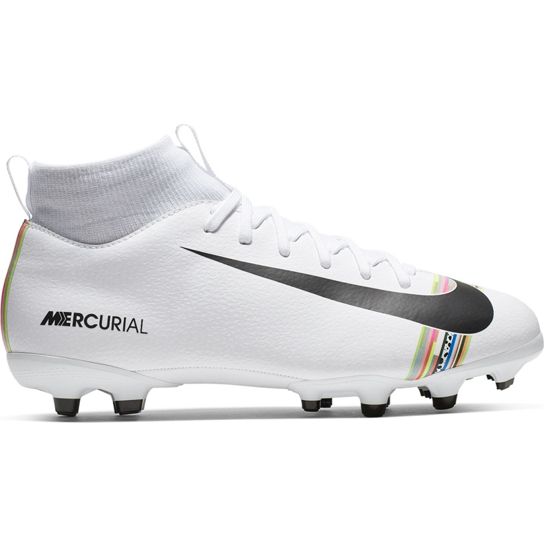 Nike Mercurial Superfly 6 Academy Mg Jr AJ3111 109 scarpe da calcio multicolore bianca
