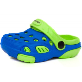 Ciabatte da piscina Aqua-speed Lido per bambini, col 01 blu verde