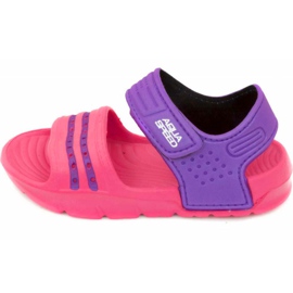 Ciabatte da piscina per bambini Aqua-speed Noli rosa-viola col.39
