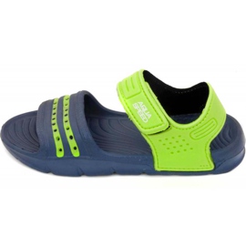 Ciabatte da piscina Aqua-speed Noli per bambini, blu navy e verde col.48