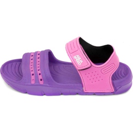 Ciabatte da piscina per bambini Aqua-speed Noli viola rosa col.93