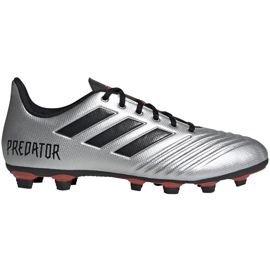 Scarpe da calcio adidas Predator 19.4 FxG argento F35597