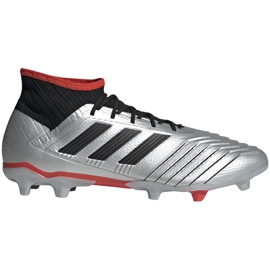 Scarpe da calcio adidas Predator 19.2 Fg argento F35601 grigio grigio